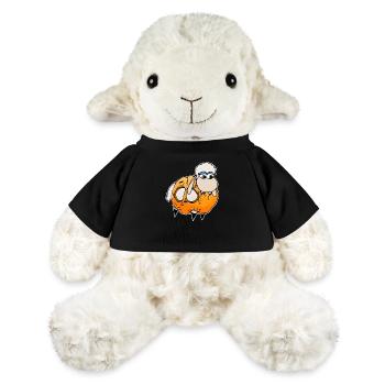 Wolly Sheepling dans Pumpkin Gaming - Mouton en peluche Annika MiniFeet® - noir - Devant
