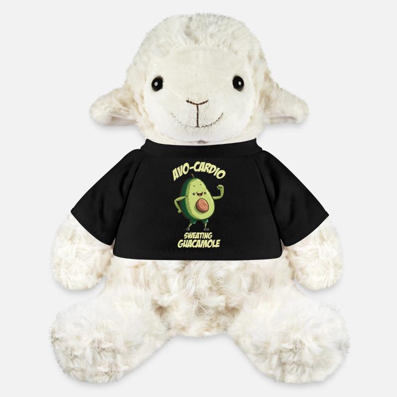 Sweating Guacamole Avocado - MiniFeet® Schaf Annika - Schwarz