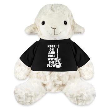 Rock On And Roll avec la guitare du groupe de rock Flow - Mouton en peluche Annika MiniFeet® - noir - Devant