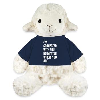 Ich bin mit dir verbunden, egal wo du bist - MiniFeet® Schaf Annika - French Navy - Vorne