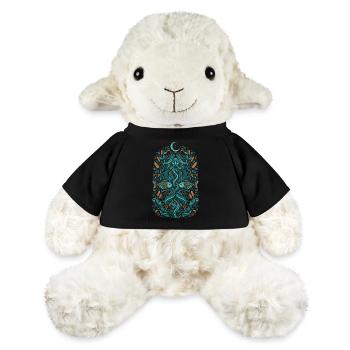 Slawischer Wassergeist Wodnik-Kunst - MiniFeet® Schaf Annika - Schwarz - Vorne