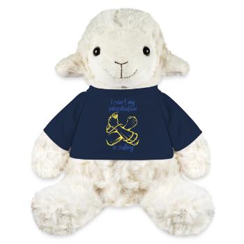 Poésie Slam Ink Stimulation Slam Poésie - Mouton en peluche Annika MiniFeet® - bleu marine - Devant