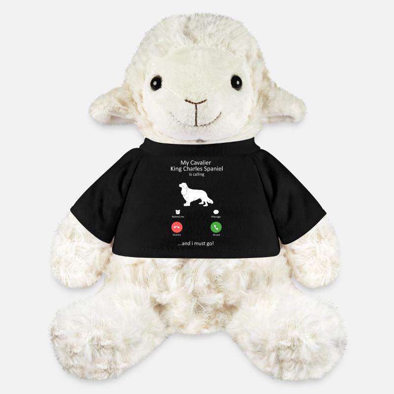 Cavalier King Charles Spaniel Is Calling Design - MiniFeet® Sheep Annika - black
