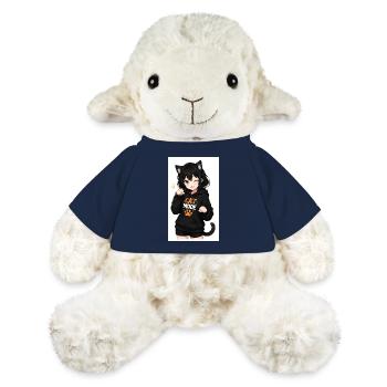 Héroïne Hoodie Mode Chat - Mouton en peluche Annika MiniFeet® - bleu marine - Devant