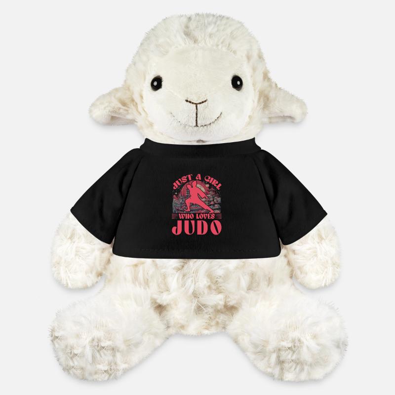 Nur ein Mädchen, das Judo liebt - MiniFeet® Schaf Annika - Schwarz