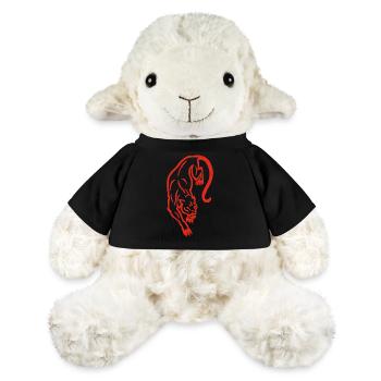 Red Panther Silhouette - MiniFeet® Schaf Annika - Schwarz - Vorne