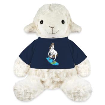 Surf Surf Surf Été - Mouton en peluche Annika MiniFeet® - bleu marine - Devant