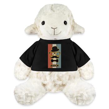 Nom : Aiden - Mouton en peluche Annika MiniFeet® - noir - Devant
