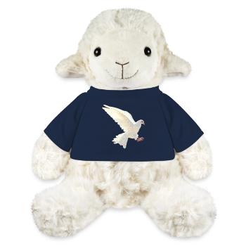 Brieftaube seitlich, tolle Vogelmotive - MiniFeet® Schaf Annika - French Navy - Vorne