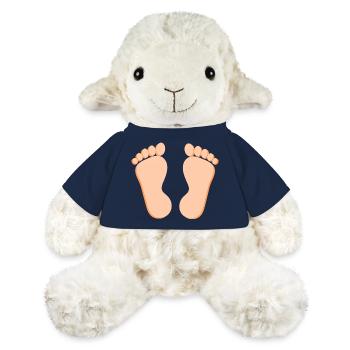 Fuß Füße Fußpflege Podologie Geschenk Geschenkidee - MiniFeet® Schaf Annika - French Navy - Vorne