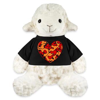 Orange Heart Gift Fête des mères Mère - Mouton en peluche Annika MiniFeet® - noir - Devant