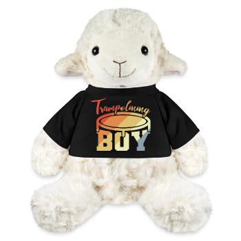 Garçon trampoline - Mouton en peluche Annika MiniFeet® - noir - Devant