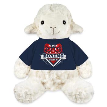 Entraîneur de boxe Entraînement de boxeur - Mouton en peluche Annika MiniFeet® - bleu marine - Devant