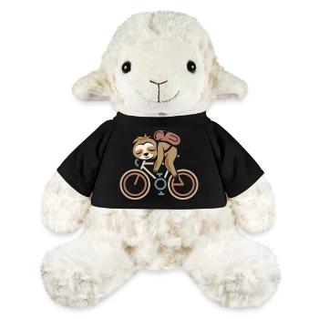 Vélo rétro paresseux Tour bande dessinée Vélo de route drôle - Mouton en peluche Annika MiniFeet® - noir - Devant