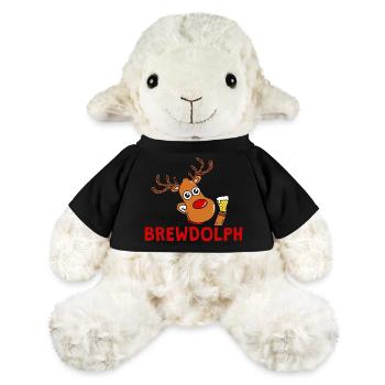 BrewDolph Reindeer Beer Hero - Mouton en peluche Annika MiniFeet® - noir - Devant