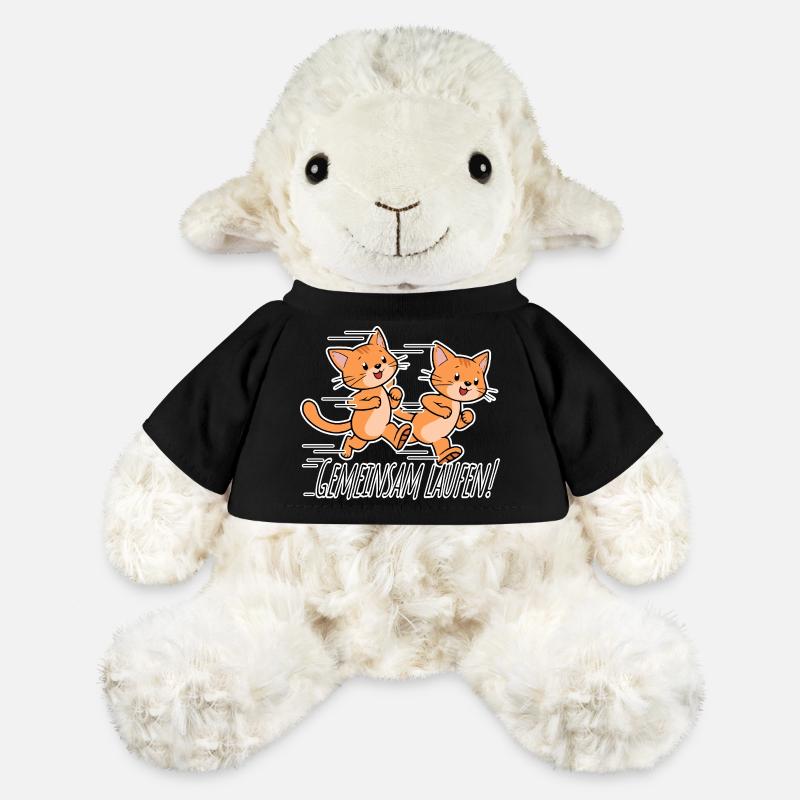 Run together! Cute Cats Running Team! - MiniFeet® Sheep Annika - black