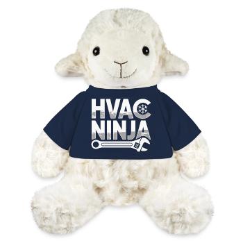Funny HVAC Air Conditioning Repair HVAC Ninja Pros - MiniFeet® Sheep Annika - french navy - Front