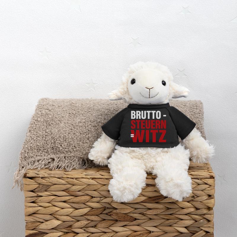 Impôts bruts = blague Mouton en peluche Annika MiniFeet®