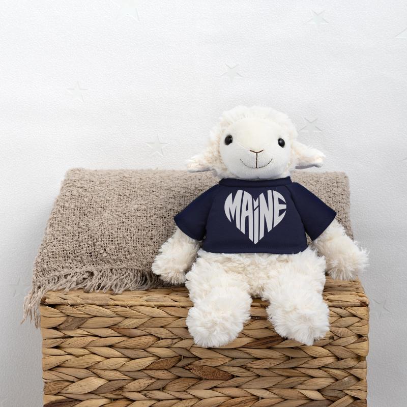 Maine Heart Typo Design MiniFeet® Sheep Annika