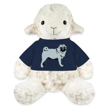 Carlin - Mouton en peluche Annika MiniFeet® - bleu marine - Devant