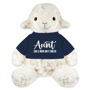 Aunt like a Mom only cooler - Mother's Day - Mouton en peluche Annika MiniFeet® - bleu marine - Devant