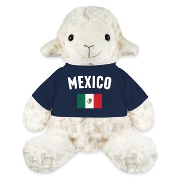 Drapeau du Mexique - Mouton en peluche Annika MiniFeet® - bleu marine - Devant