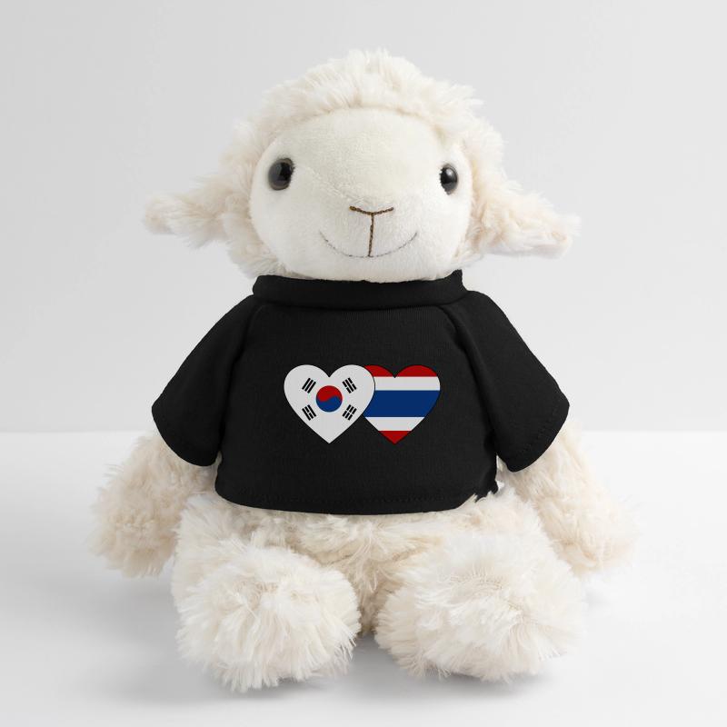 Corée du Sud Thaïlande Drapeau Coeur Mouton en peluche Annika MiniFeet®