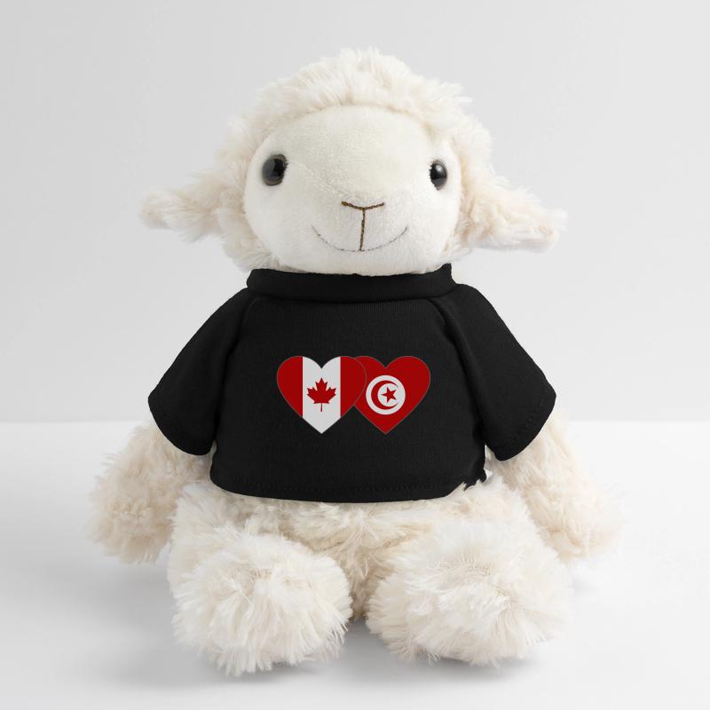 Drapeau du Canada et de la Tunisie Mouton en peluche Annika MiniFeet®