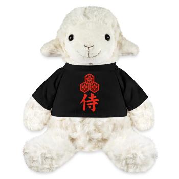Samurai emblem of the Asai clan (red) - MiniFeet® Sheep Annika - black - Front