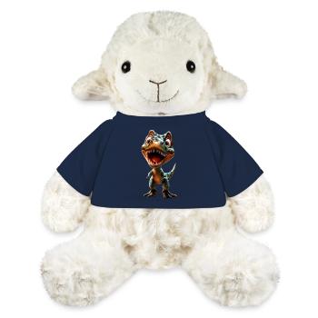 T-Rex Dino #lovely toons - Mouton en peluche Annika MiniFeet® - bleu marine - Devant