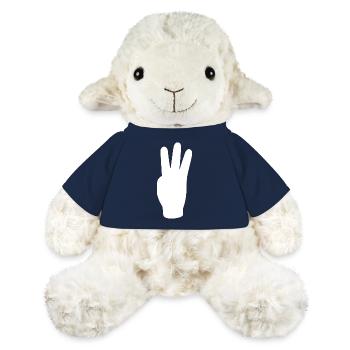 three finger greeting freedom - MiniFeet® Sheep Annika - french navy - Front