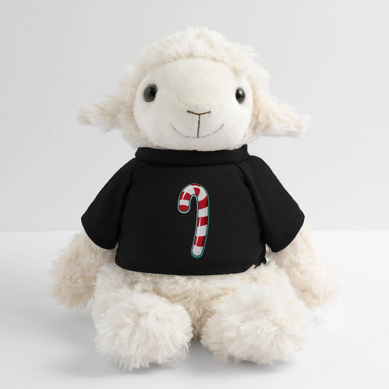 Conception rayée de canne de bonbon Mouton en peluche Annika MiniFeet®