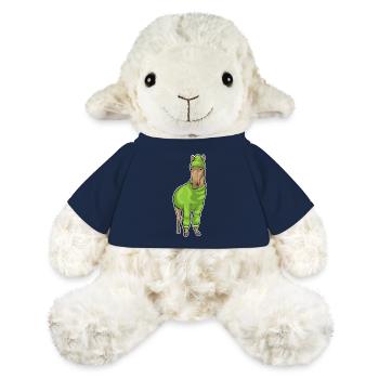 Chapeau d’hiver de cheval - Mouton en peluche Annika MiniFeet® - bleu marine - Devant