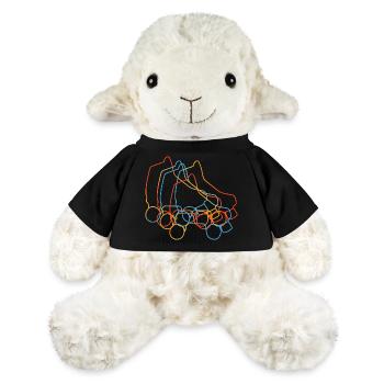 Patins à roulettes rétro - Mouton en peluche Annika MiniFeet® - noir - Devant