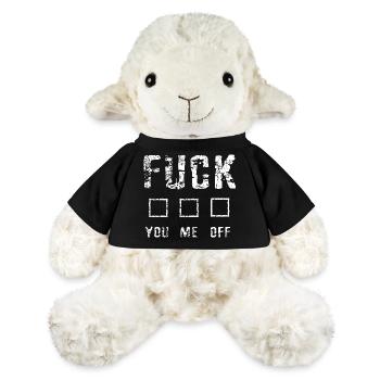 fuck you, fuck me, fuck off - Ankreuzen - MiniFeet® Schaf Annika - Schwarz - Vorne