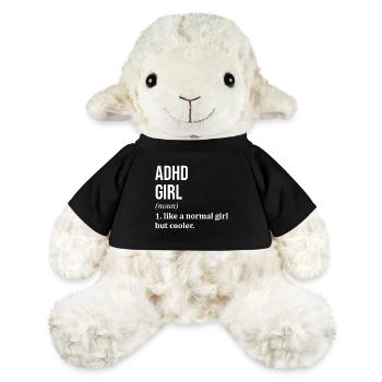 TDAH - Mouton en peluche Annika MiniFeet® - noir - Devant