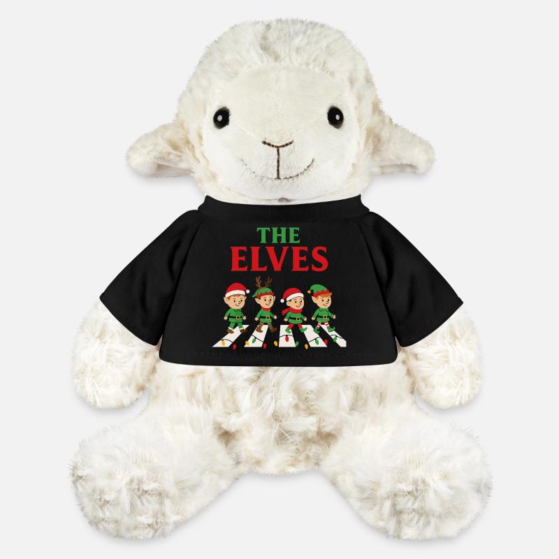 Elfenbunter Weihnachtszug - MiniFeet® Schaf Annika - Schwarz