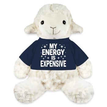 Mon énergie est chère - Mouton en peluche Annika MiniFeet® - bleu marine - Devant