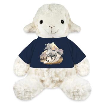High jumping horse in mountain landscape - MiniFeet® Sheep Annika - french navy - Front