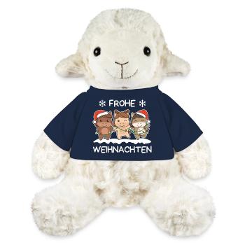 Joyeux cheval de Noël Chevaux de la veille de Noël - Mouton en peluche Annika MiniFeet® - bleu marine - Devant