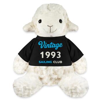 Vintage 1993 – Sailing Club Retro Year of Birth - MiniFeet® Sheep Annika - black - Front
