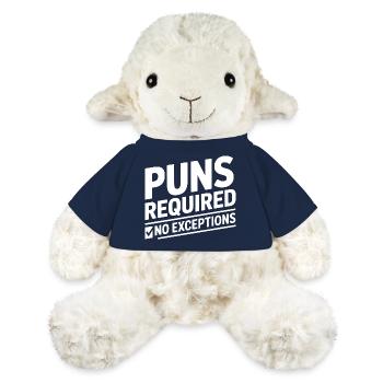 Puns Required Word Games - MiniFeet® Sheep Annika - french navy - Front
