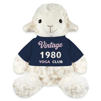 Vintage Yoga Club des années 1980 Année de naissance rétro Vintage - Mouton en peluche Annika MiniFeet® - bleu marine - Devant
