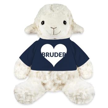 Bruder Herz Typo-Design - MiniFeet® Schaf Annika - French Navy - Vorne