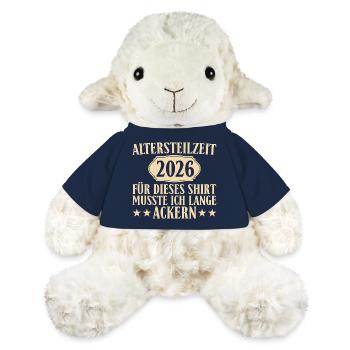 Altersteilzeit 2026 – Lange geackert Frührente - MiniFeet® Schaf Annika - French Navy - Vorne