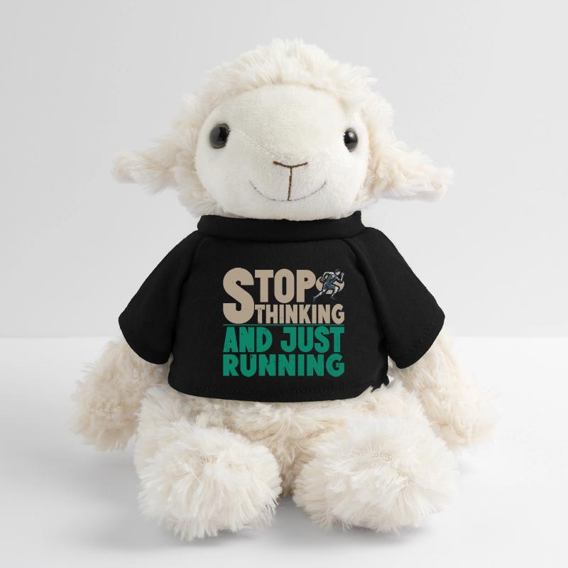 Running Stop Thinking & Just Marathon Runner Gift MiniFeet® Schaf Annika