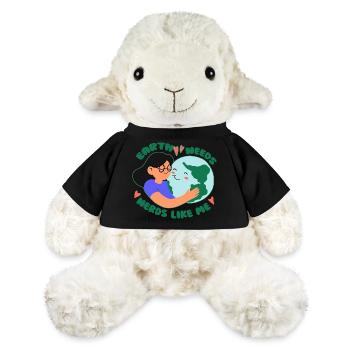 Écologie des écologues - Mouton en peluche Annika MiniFeet® - noir - Devant