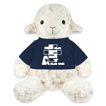 Course à pied et japonais - Mouton en peluche Annika MiniFeet® - bleu marine - Devant