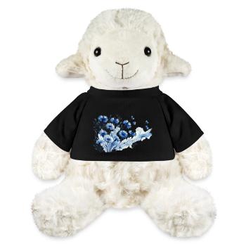 Cornflower in dreamlike design – nature's elegance - MiniFeet® Sheep Annika - black - Front
