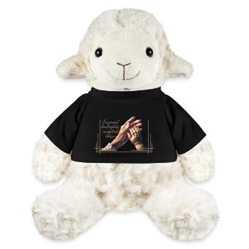 Une vieille main guide, une jeune main fait confiance - Mouton en peluche Annika MiniFeet® - noir - Devant